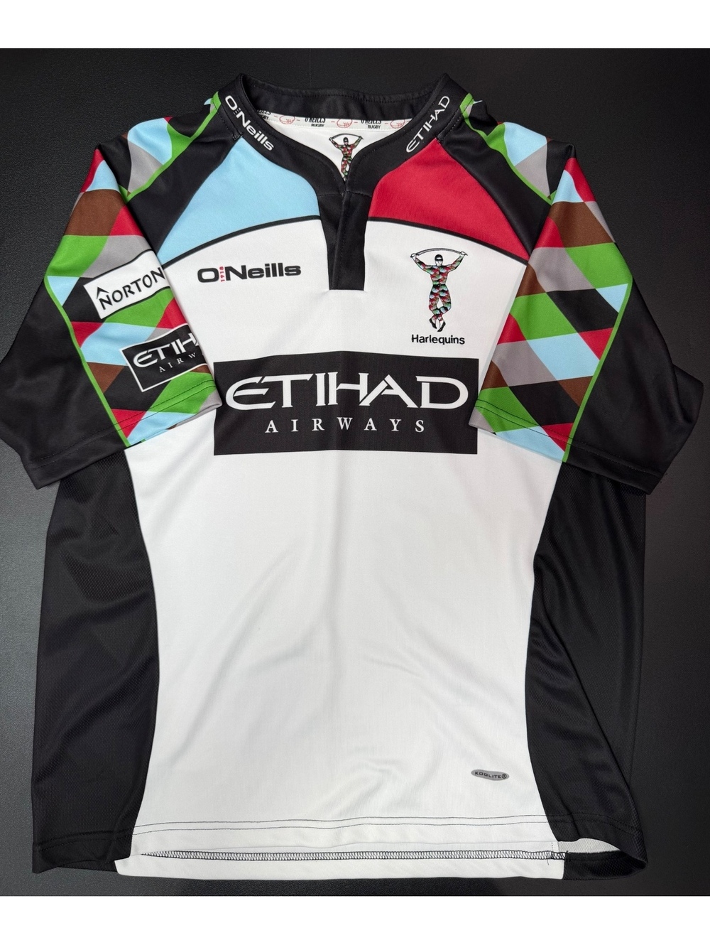 Official Harlequins Rugby Club Jersey by O'Neills - Men's 2XL